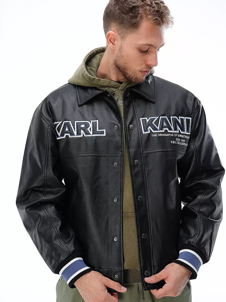 KARL KANI Blouson schwarz