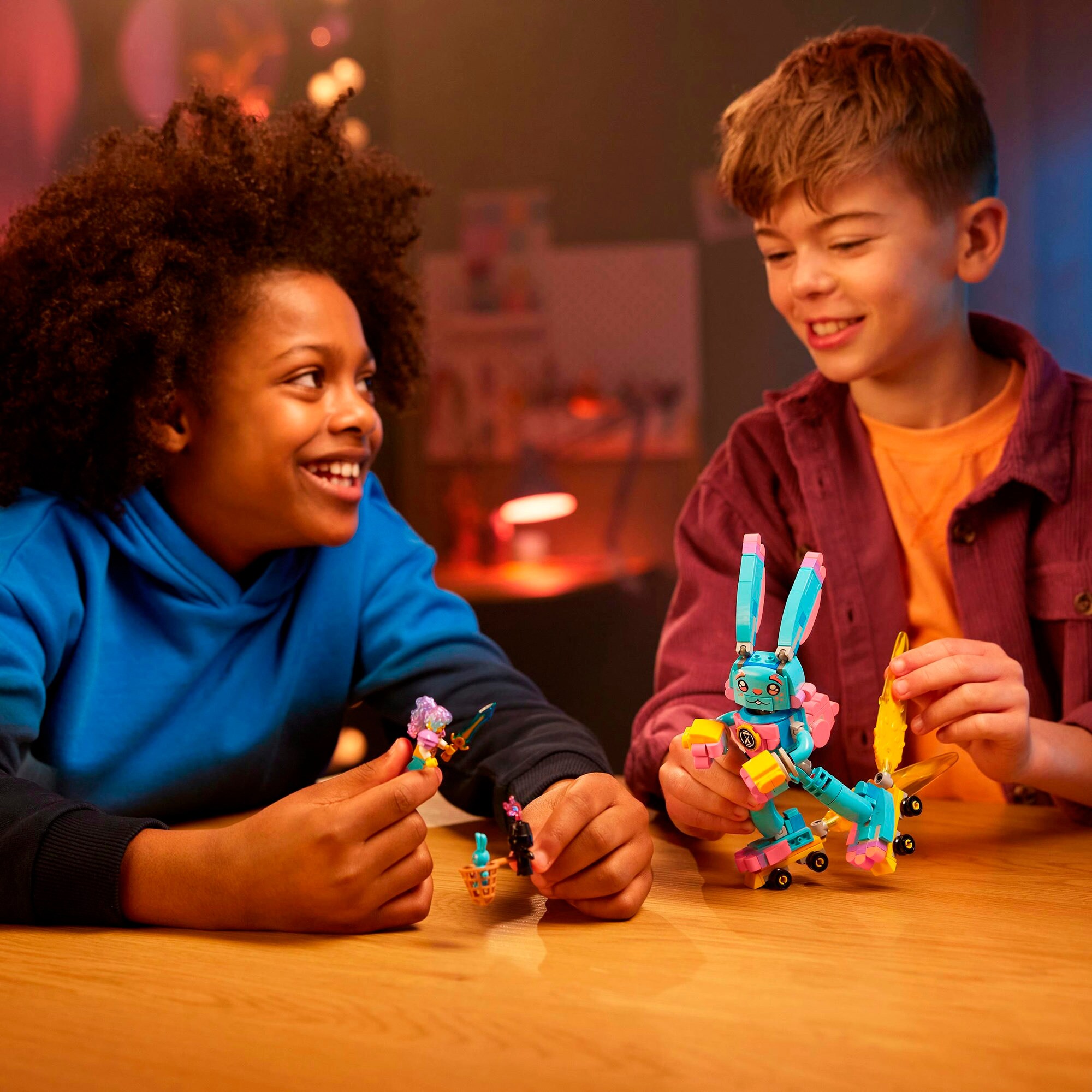 LEGO Konstruktionsspielzeug DREAMZzz Izzie und ihr Hase Bunchu