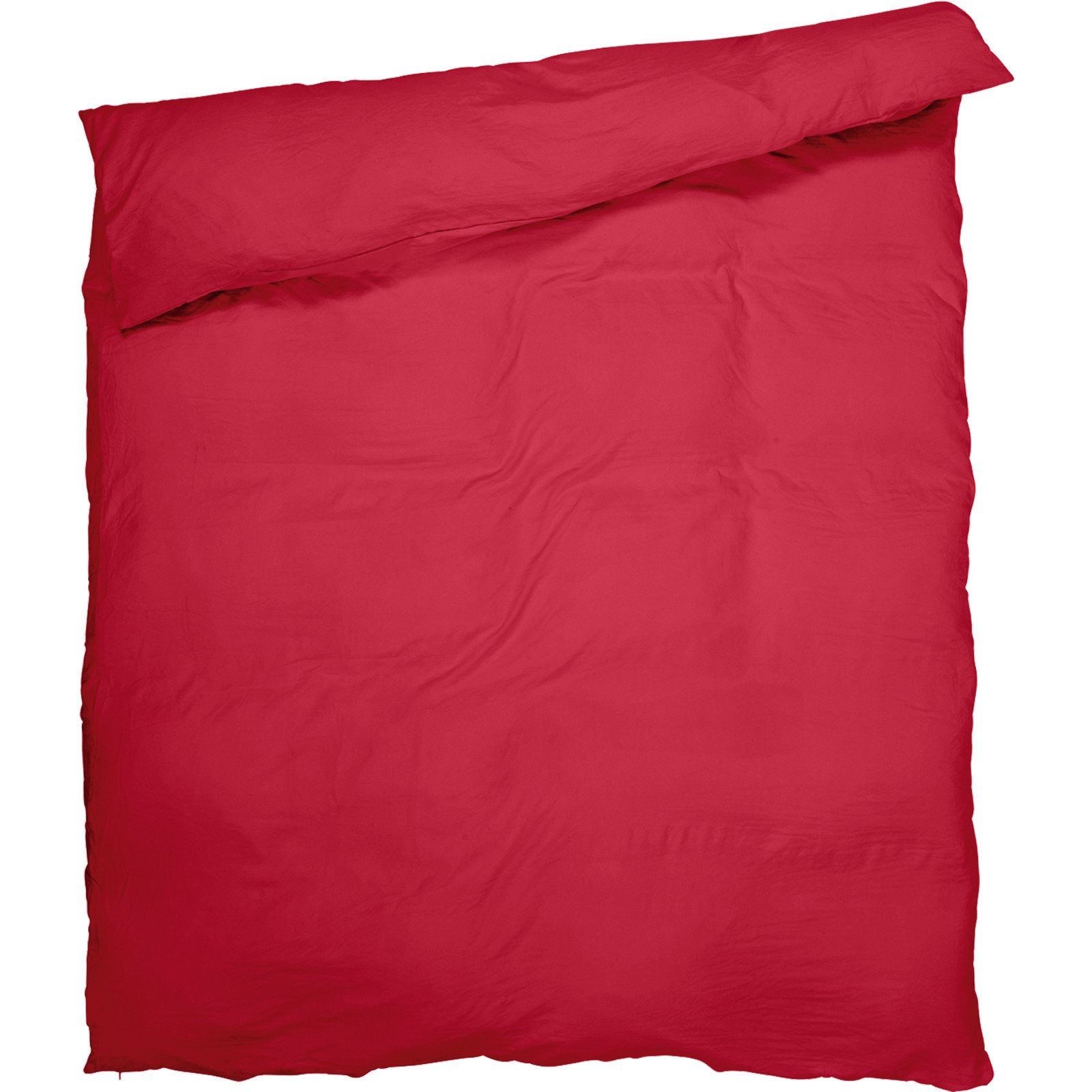 Bettwäsche Satin uni divers rot
