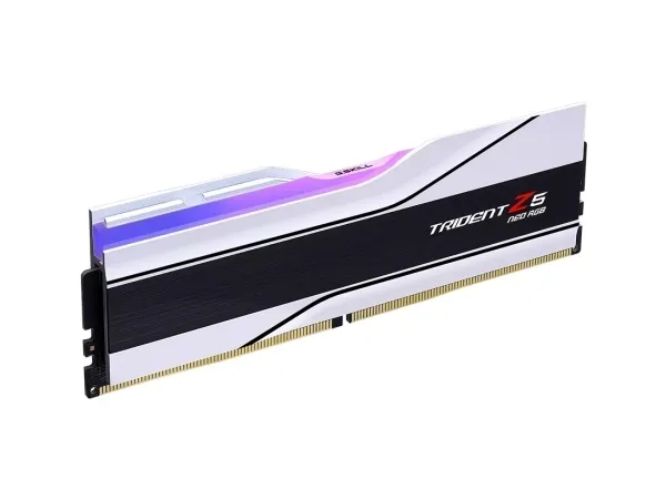 G.Skill Trident Z5 Neo RGB - DDR5 - sæt - 48 GB: 2 x 24 GB - DIMM 288-PIN - 6400 MHz / PC5-51200 - CL32 - 1.35 V - ikke bufferet - on-die ECC - hvid