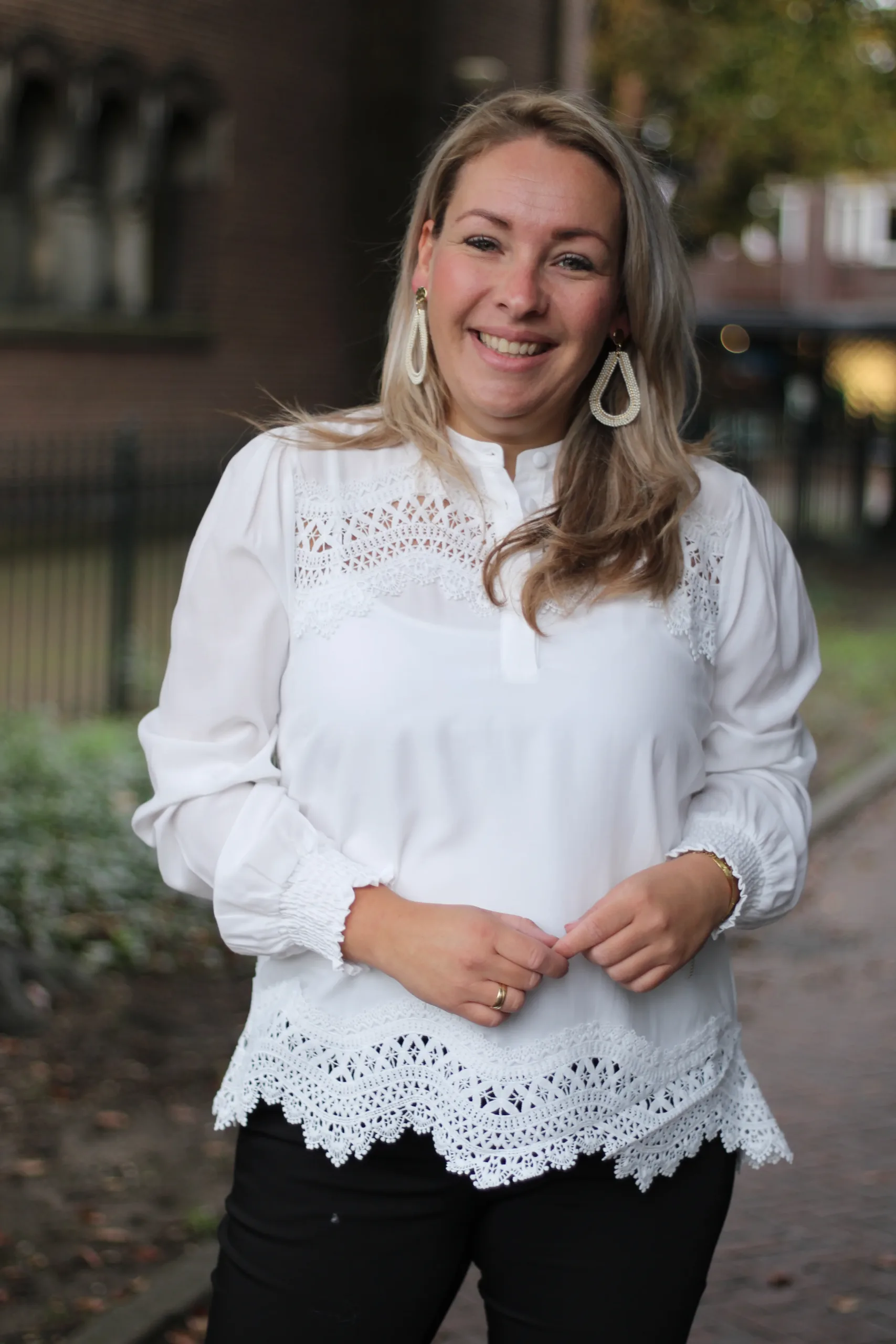 Culture - Tiffany Blouse - Spring Gardenia