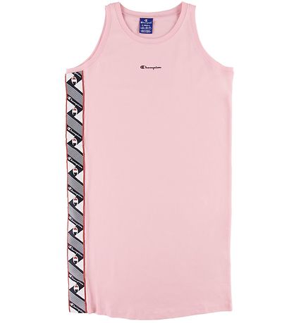 Champion Fashion Kleid ohne Ärmel/Pink m. Streifen