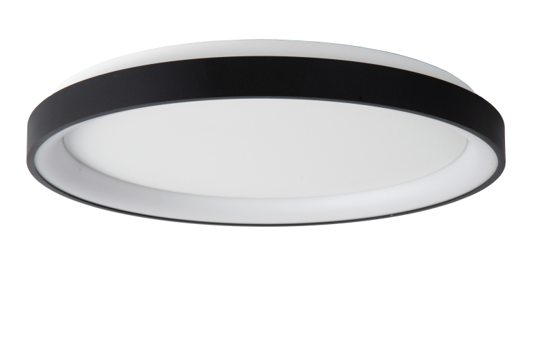 Lucide Vidal plafondlamp LED Ø48 zwart
