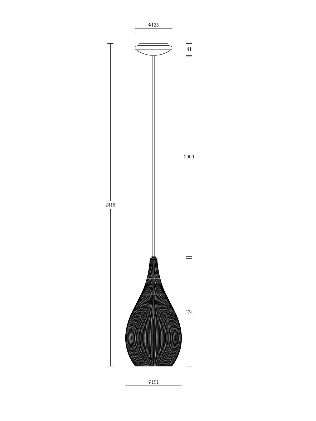 Pendelleuchte SOLIS