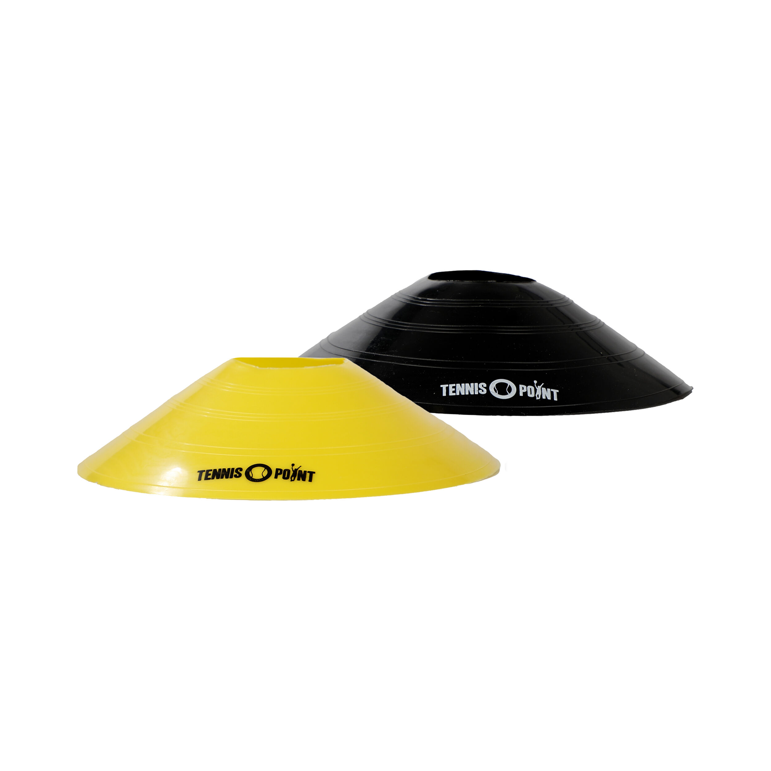 Tennis-Point Cônes De Marquage Pack De 20 - Jaune , Noir