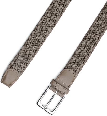 Suitable Geweven Riem Taupe Khaki Riem Elastic Taupe kopen