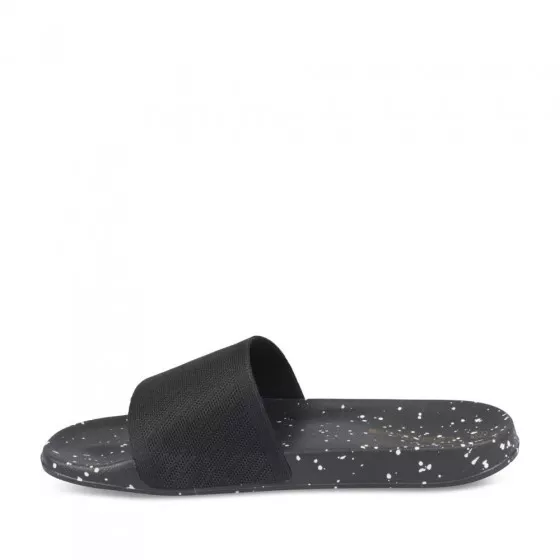 Claquettes NOIR DENIM SIDE