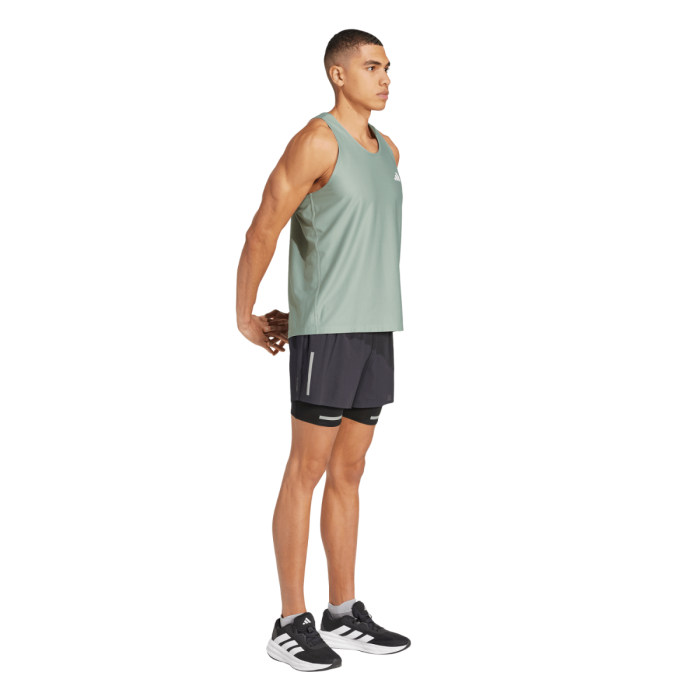 adidas Herre Singletter Own The Run Tank Grøn