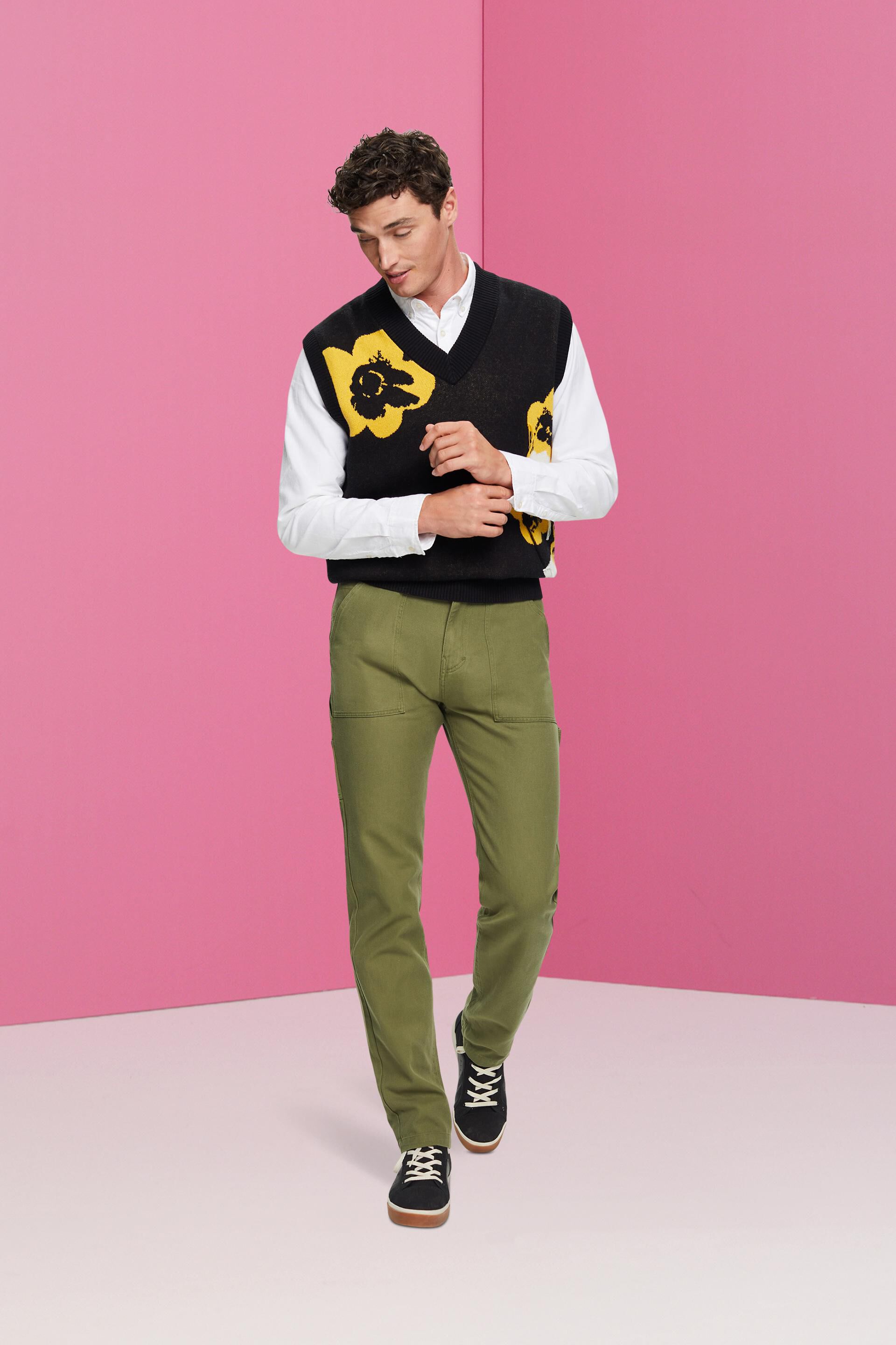 Pantalon de style cargo en coton