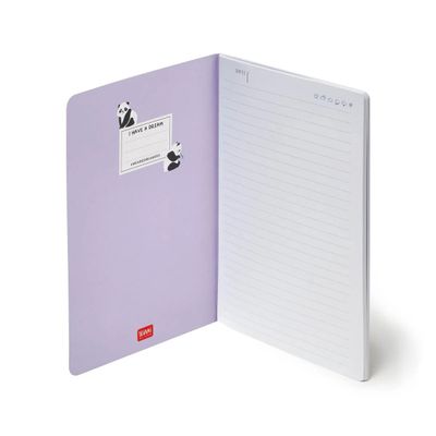 Legami - Carnet de notes ligné - 14,2 x 21 cm - pantastic