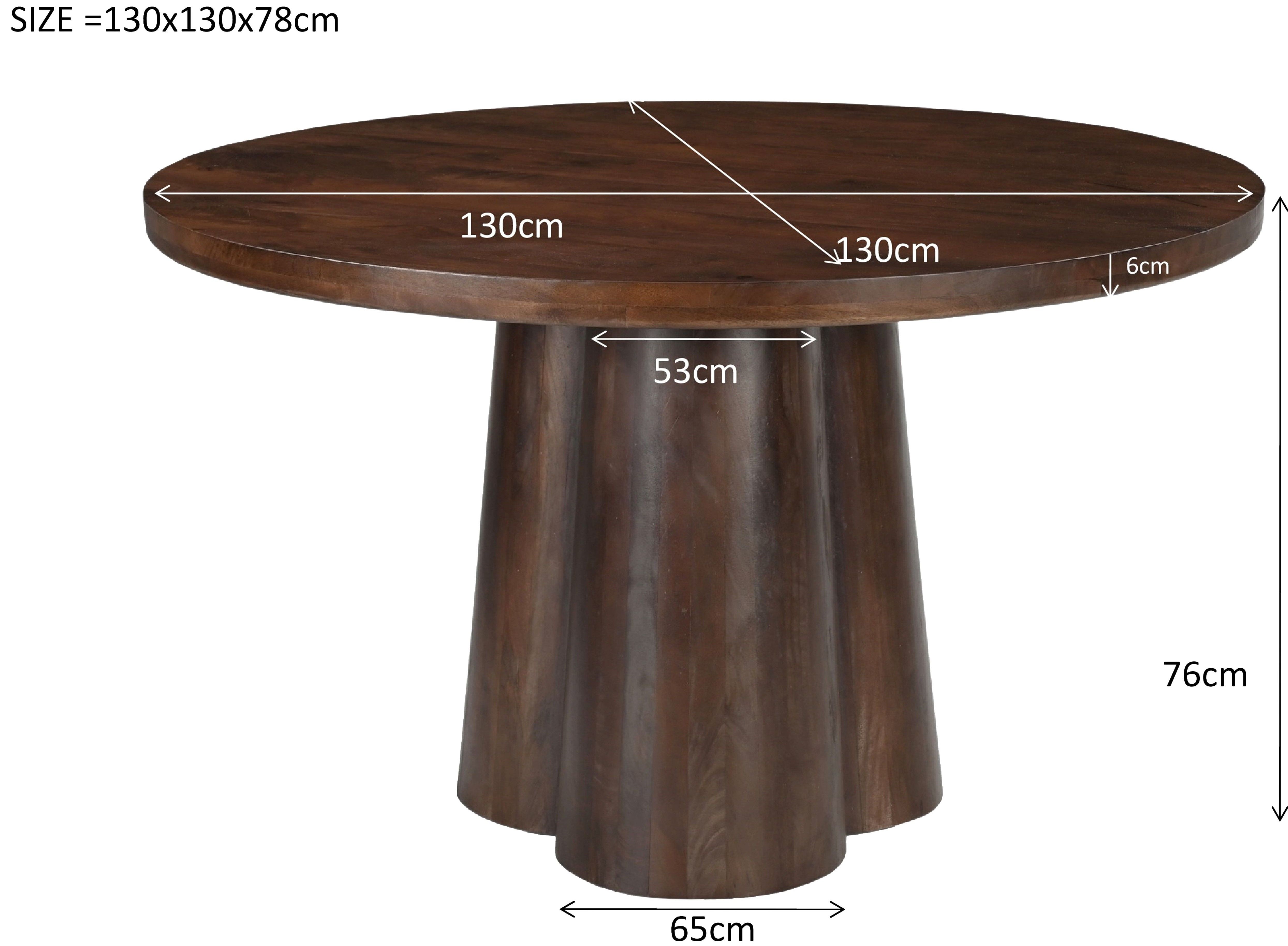 Eettafel Clubs ⌀130  x H78 cm
