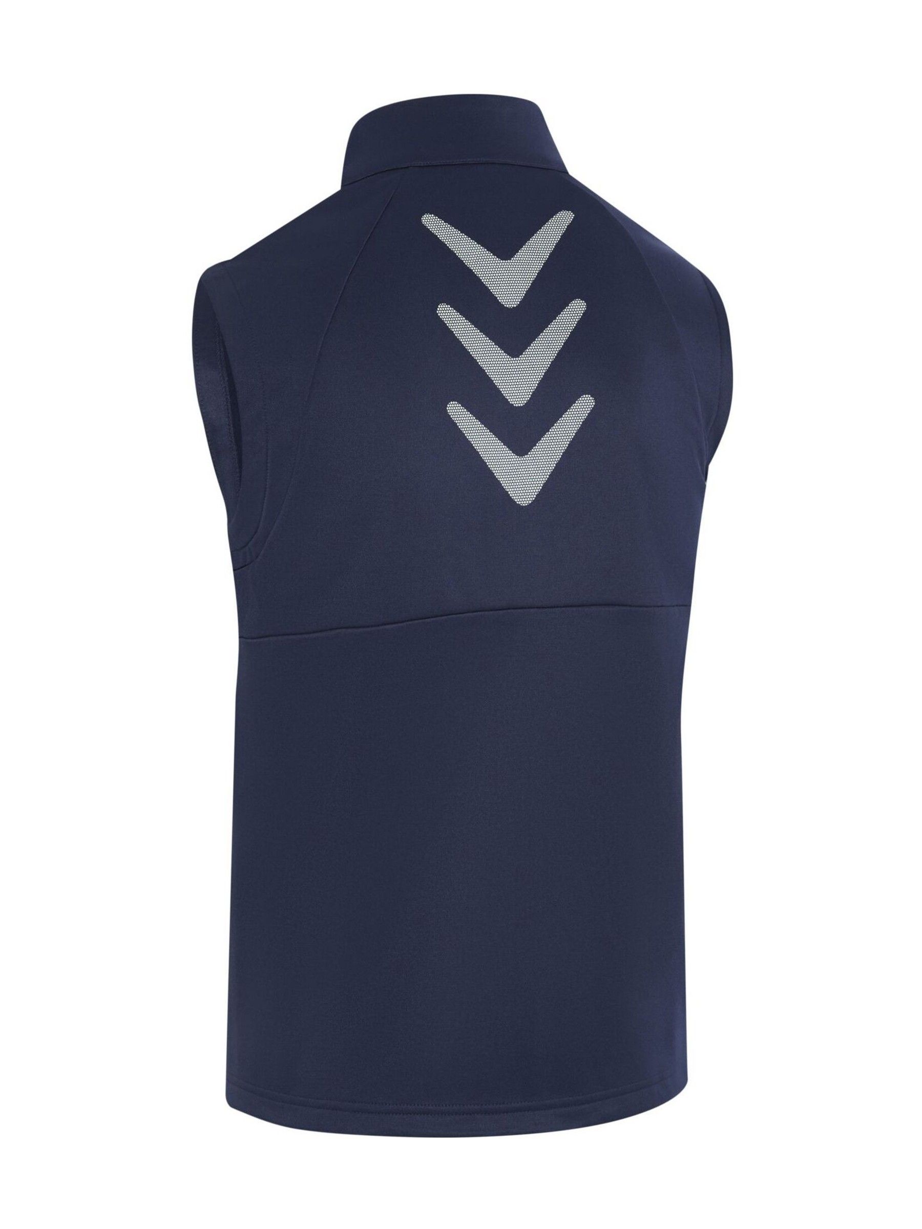 Callaway Apparel blauw hemd met volledige rits