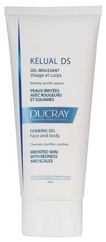 Ducray — Gel Moussant — Gel nettoyant visage — Kelual DS 200ml