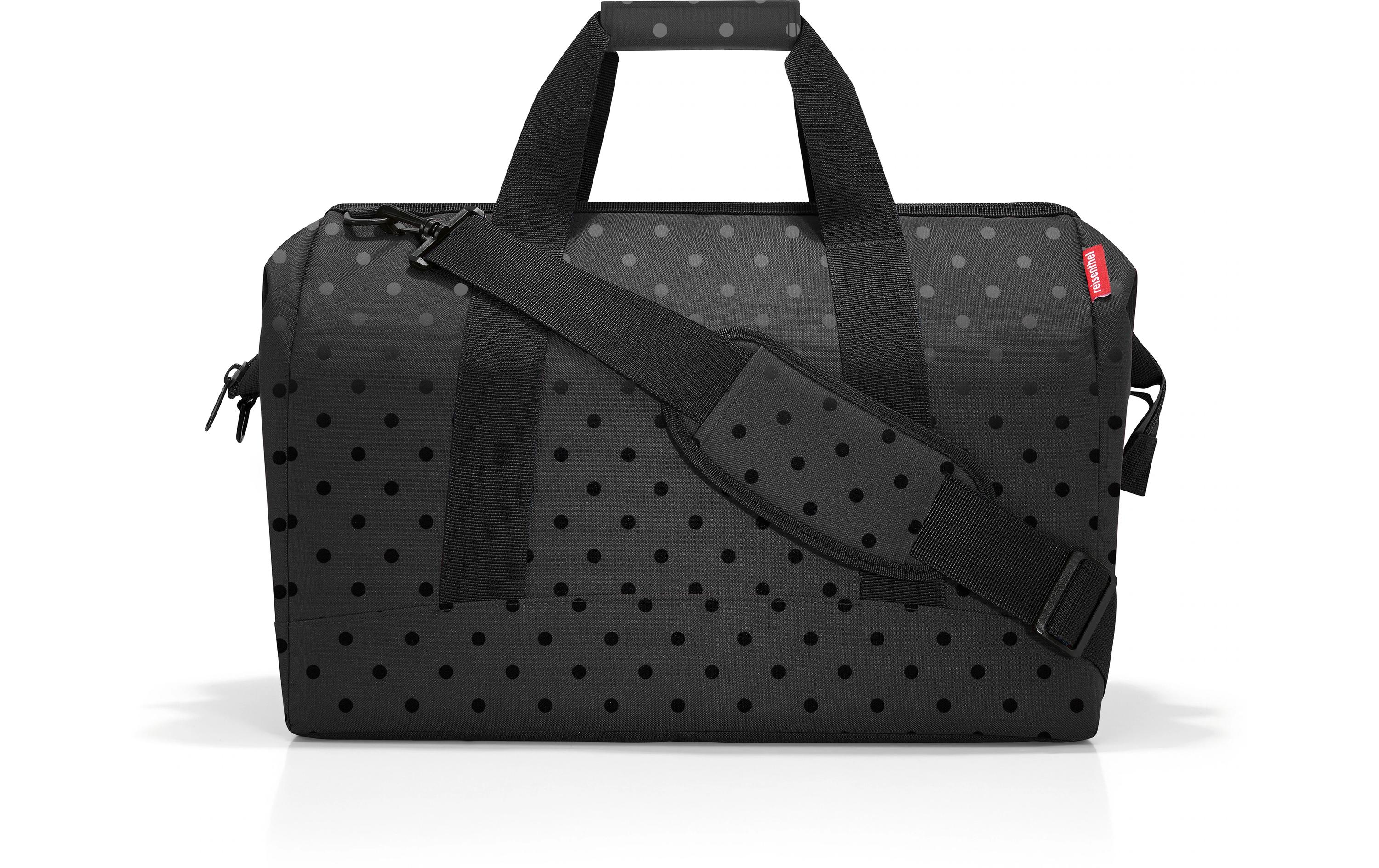 Umhängetasche Allrounder L Glossy Dots BlackReisetasche mit viel Platz