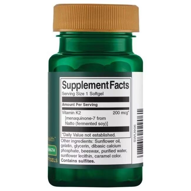 Swanson Vitamin K2 200mcg