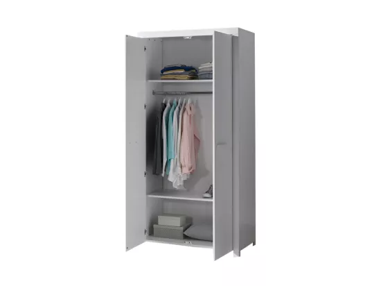 Pack - Lit Enfant, Sommier, Chevet & Armoire 