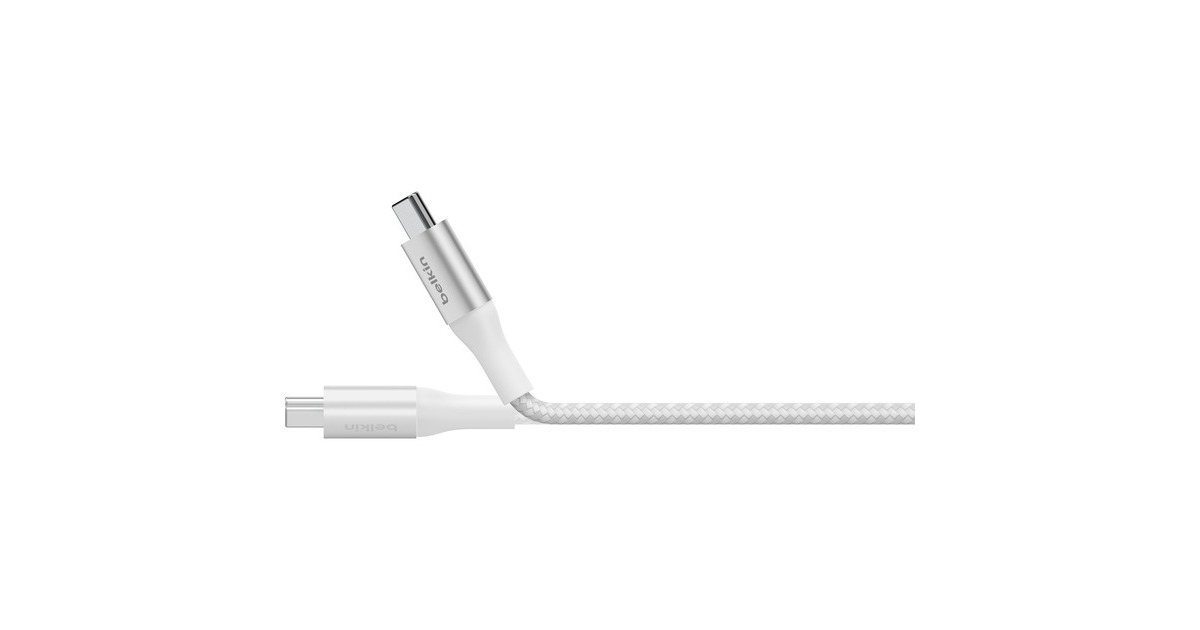 BelkinBoostCharge USB-C > USB-C kabel  (Wit, 1 meter, 240 W)