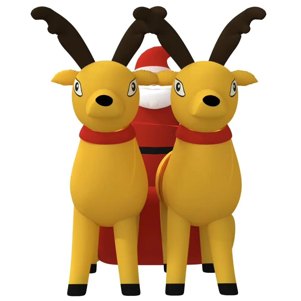 vidaXL - Opblaasbare Kerstman - 130 cm