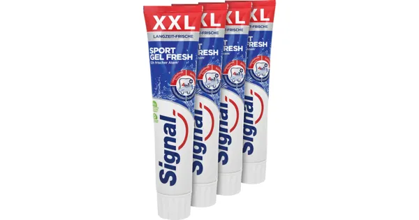 Signal Zahnpasta Sport Gel Fresh XXL 4 x 125 ml