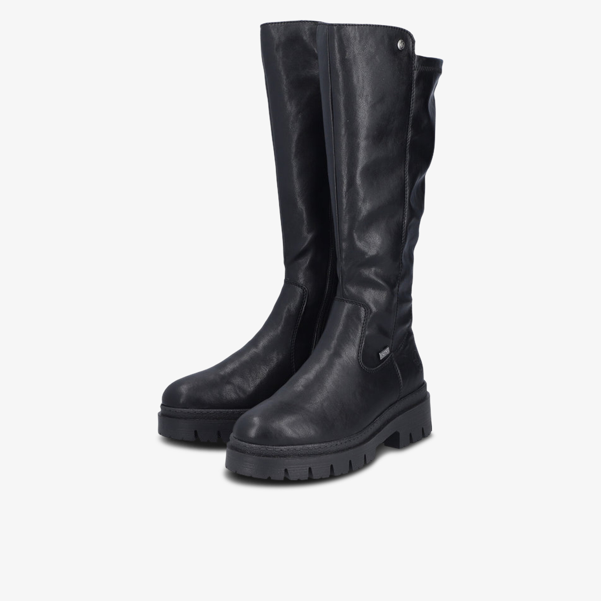 rieker Damen klassische Stiefel schwarz