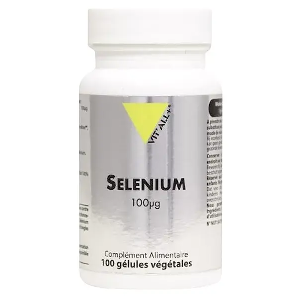 Vit'all+ Selênio 100µg 100 cápsulas vegetais