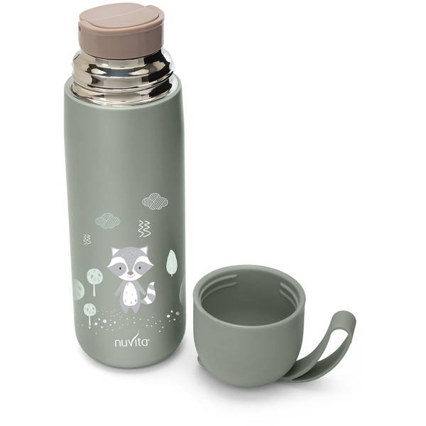 nuvitanuvita   Thermosflasche mit Trinkbecher sage green