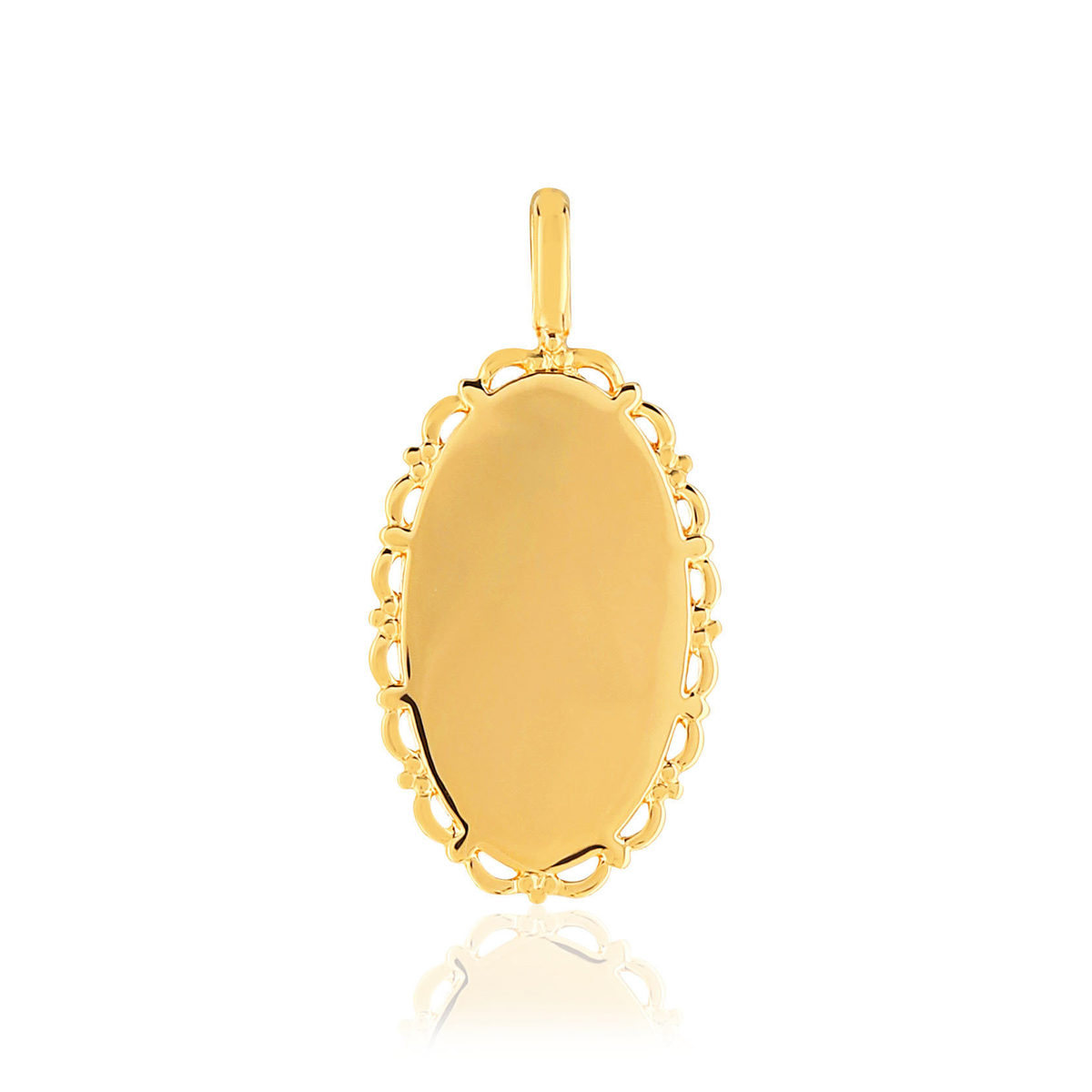 Pendentif plaqué or