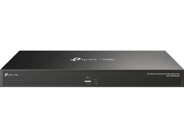 TP-Link VIGI NVR4032H - 32 kanaler - 3840 x 2160 pixels - 16 kanaler - 720p - 1080p - 3840 x 2160 - 1920 x 1080 - 1680 x 1050 - 1440 x 900 - 1280 x 1024 - 1280 x 720 - 1024 x 768 - H.264 - H.264  - H.265 - H.265  (VIGI NVR4032H)