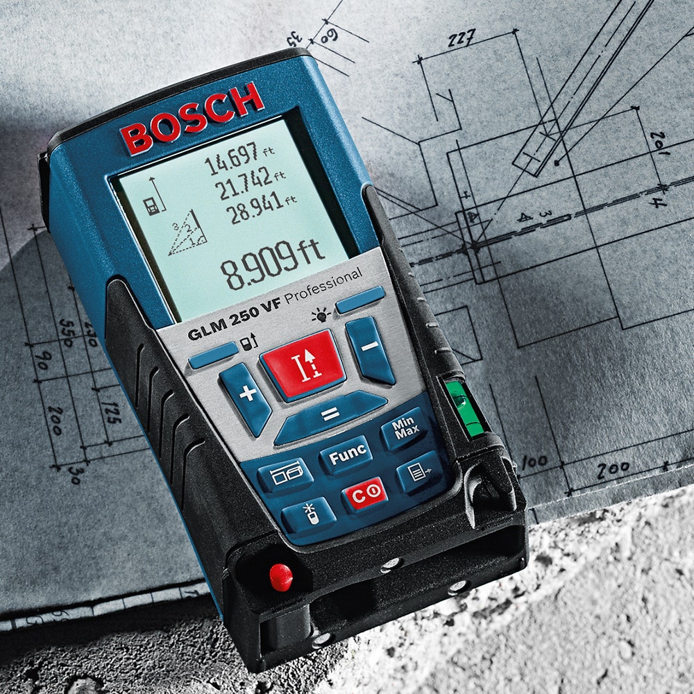 BOSCH Laser Measuring 250m Range Finder GLM250VF
