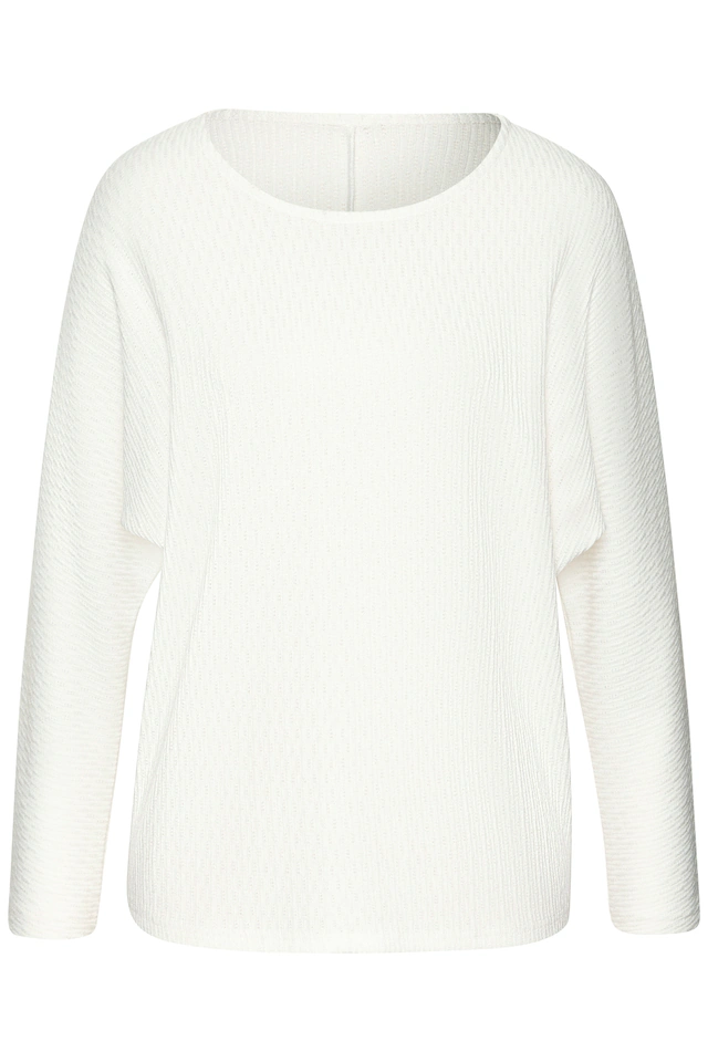 Vivance Langarmshirt »in modischer Struktur-Optik«, aus pflegeleichter Strickqualität mit Viskose