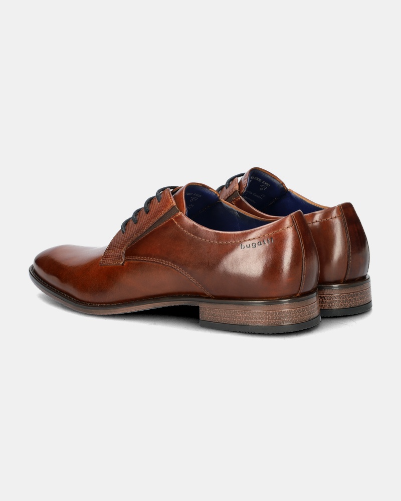 Bugatti Lage nette schoenen  - cognac