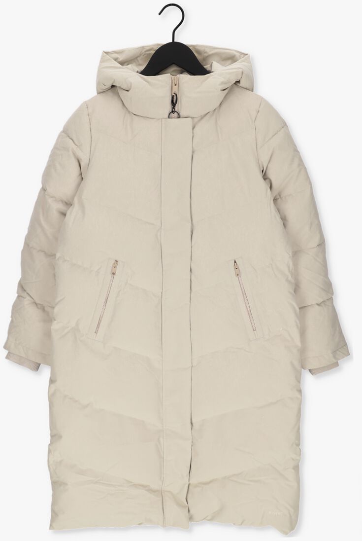 beige elvine gewatteerde jas naemi