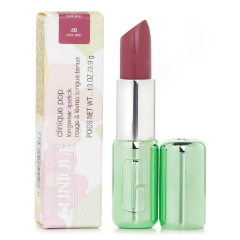Clinique Pop Longwear Lipstick Satin # 40 Cute Pop