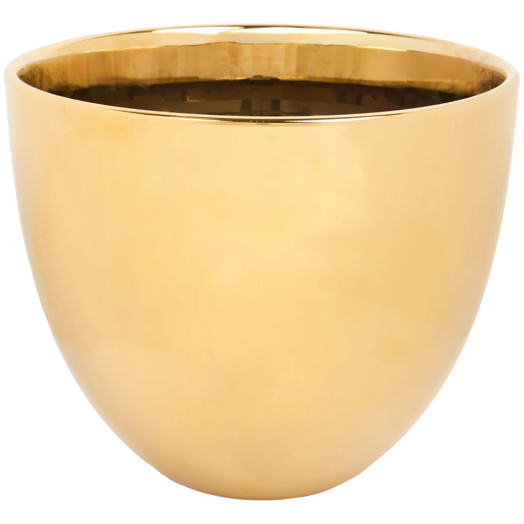 Cache-pot doré