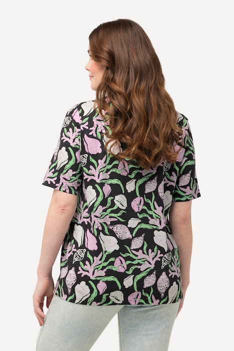 T-Shirt, Meeresmotive, Classic, Rundhals, Halbarm
