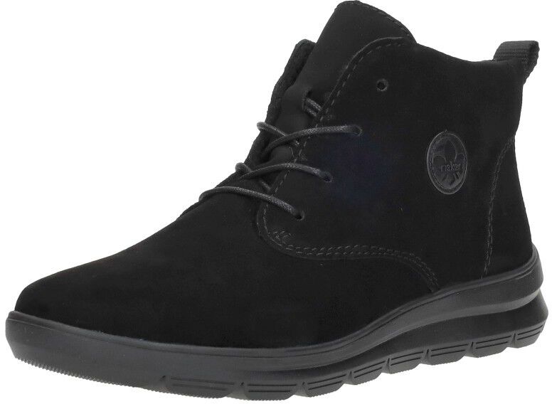 Rieker Veterschoenen Hoog zwart