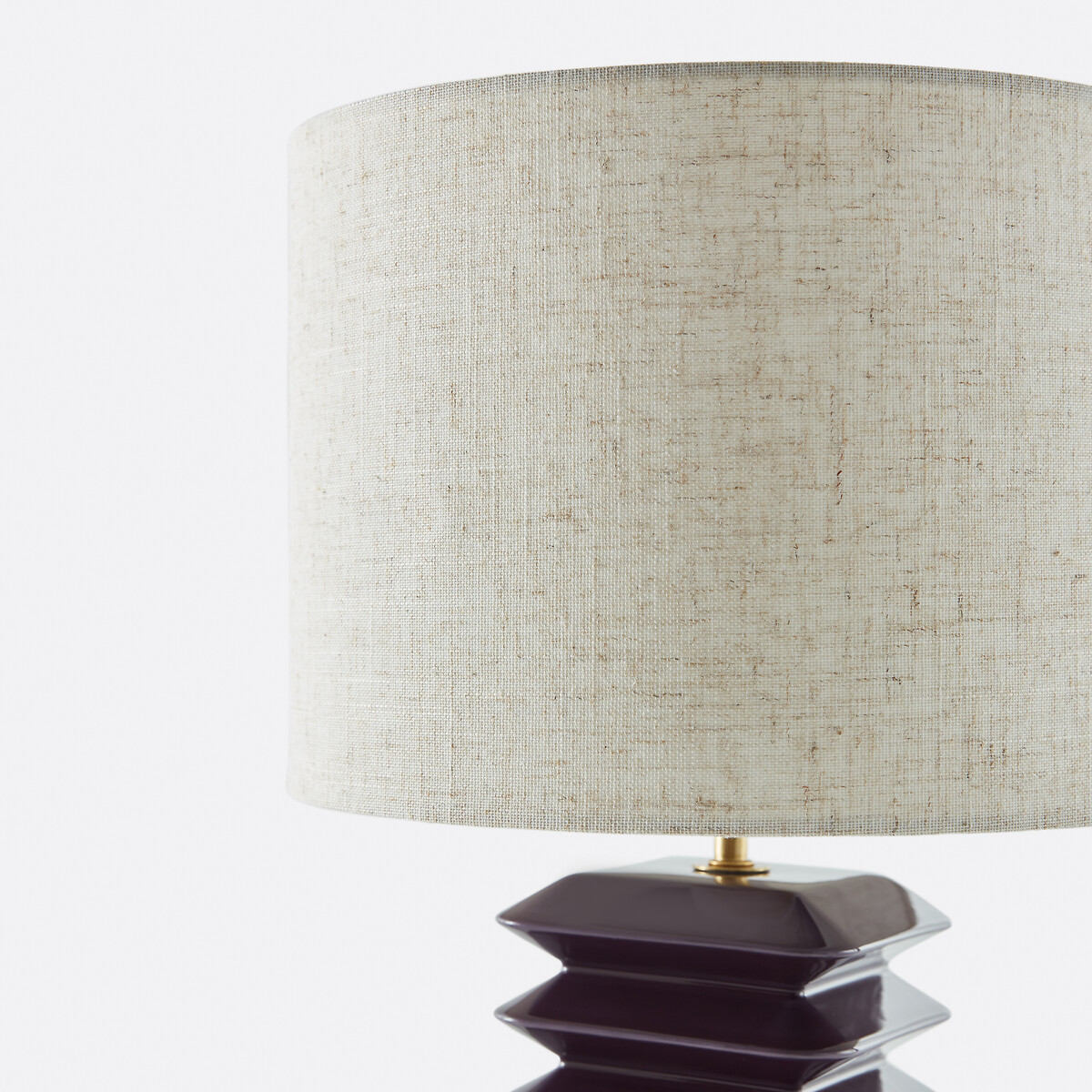 LA REDOUTE INTERIEURS<br>Candeeiro de mesa em cerâmica e linho, Remilo