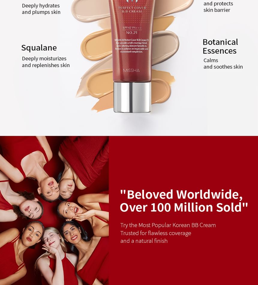 MISSHA - M Perfect Cover BB Cream Mini - 5 kleuren
