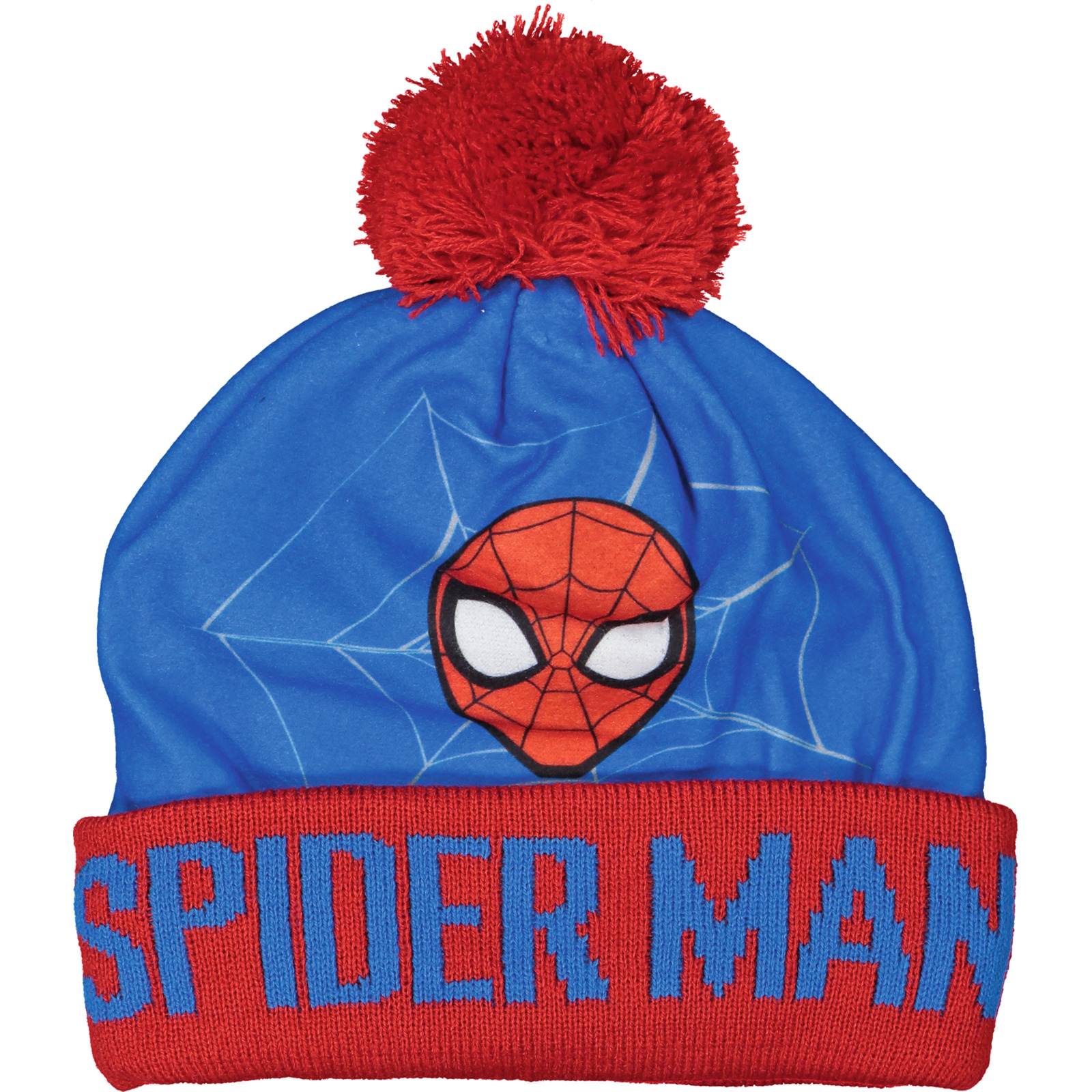 Kinder-Mütze Spiderman 54, blau