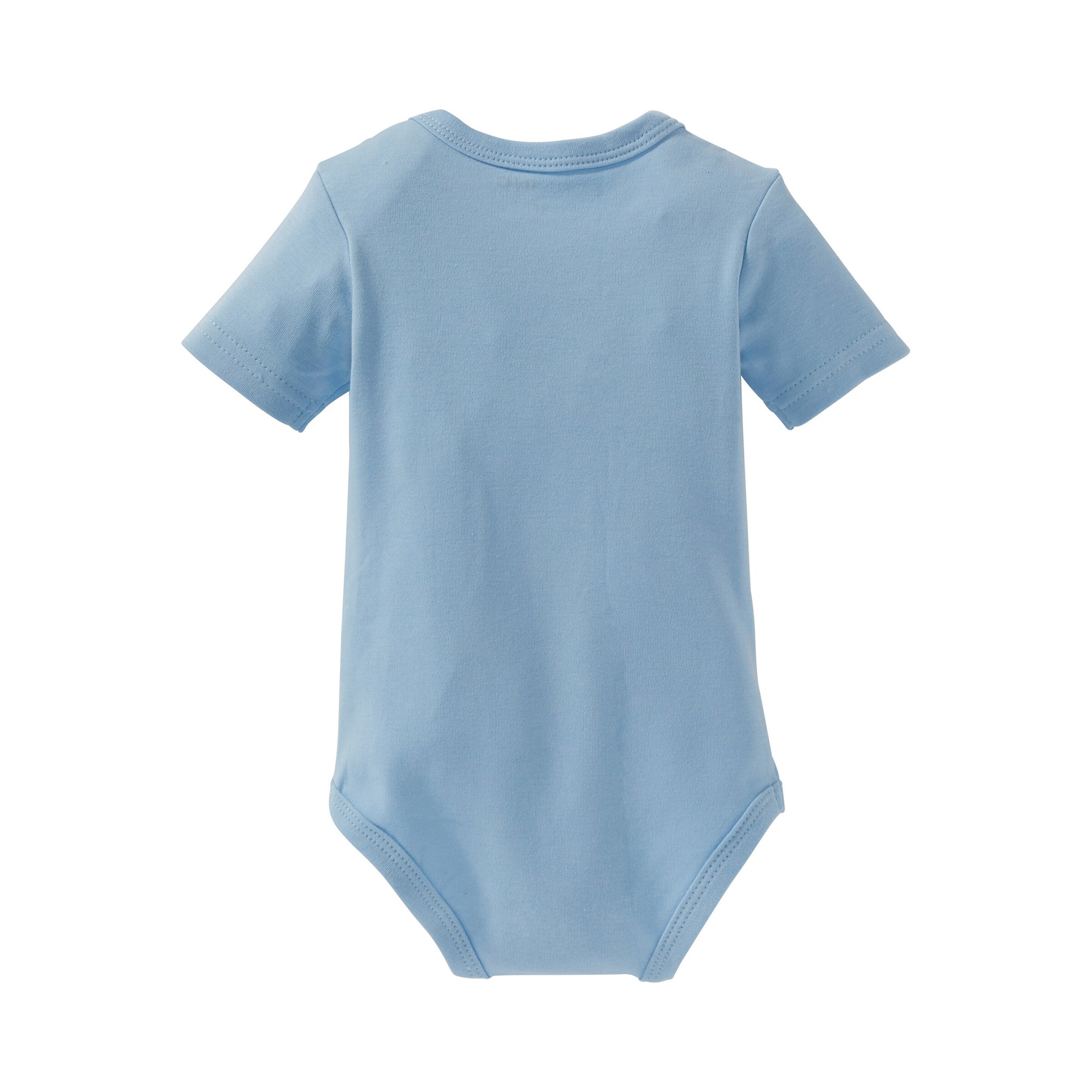 Bornino - Lieblinge 3er-Pack Bodys kurzarm blau