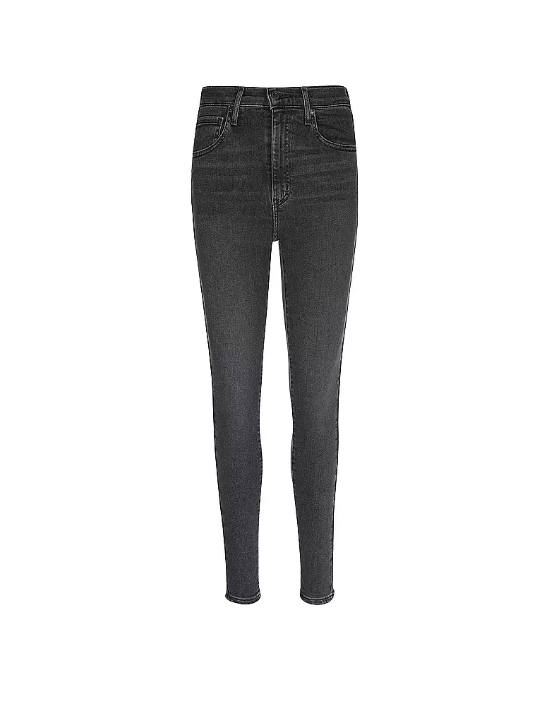 LEVI'S® Highwaist Jeans Super Skinny Fit MILE schwarz