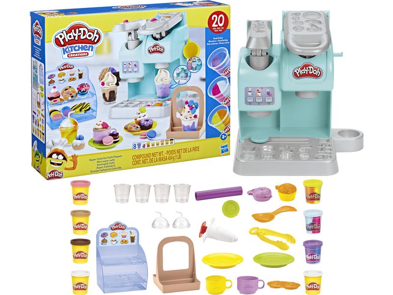 Play-Doh Knetspielzeug Kitchen Creations Knetspass Café Knetset mit tollen Kreationen