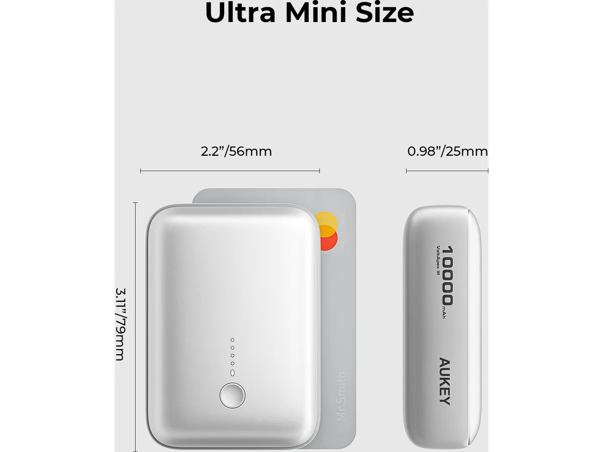 (20W) Spark Mini 10000mAh Powerbank USB C / USB A Ladegerät Power Delivery Quick Charge (PB-YY55 GD) - Gold