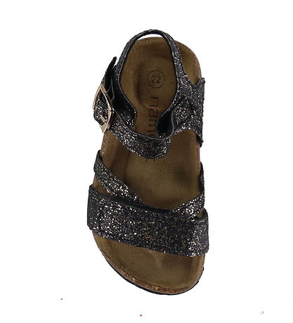 Name It Sandalen - NmfFiona - Schwarz Glitzer