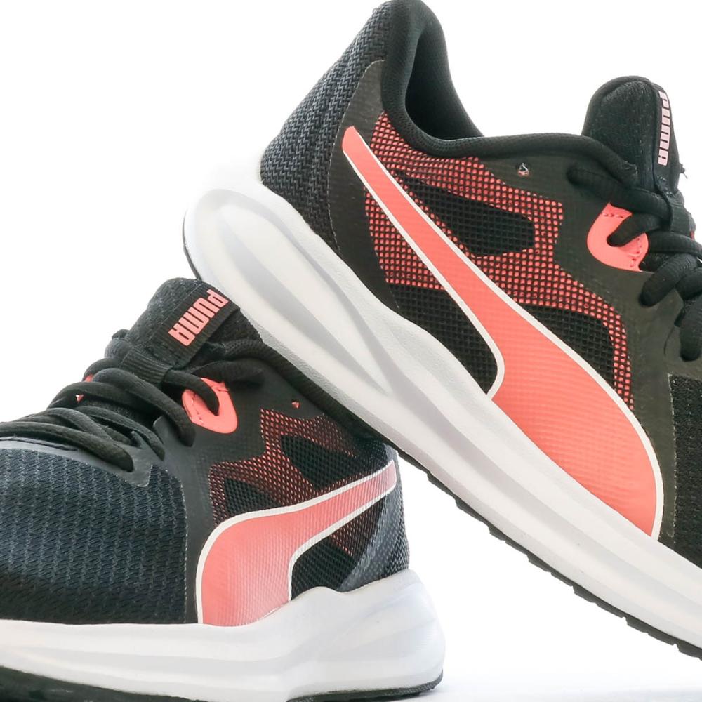 Puma Baskets Noires/Roses Fille Puma Twitch Runner