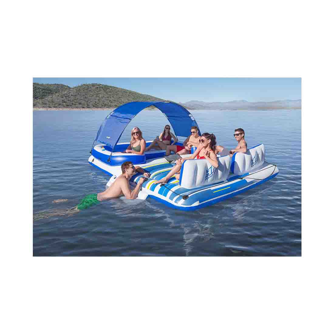 Hydro-Force Badeinsel Tropical Breeze 3.89m x 2.74 m
