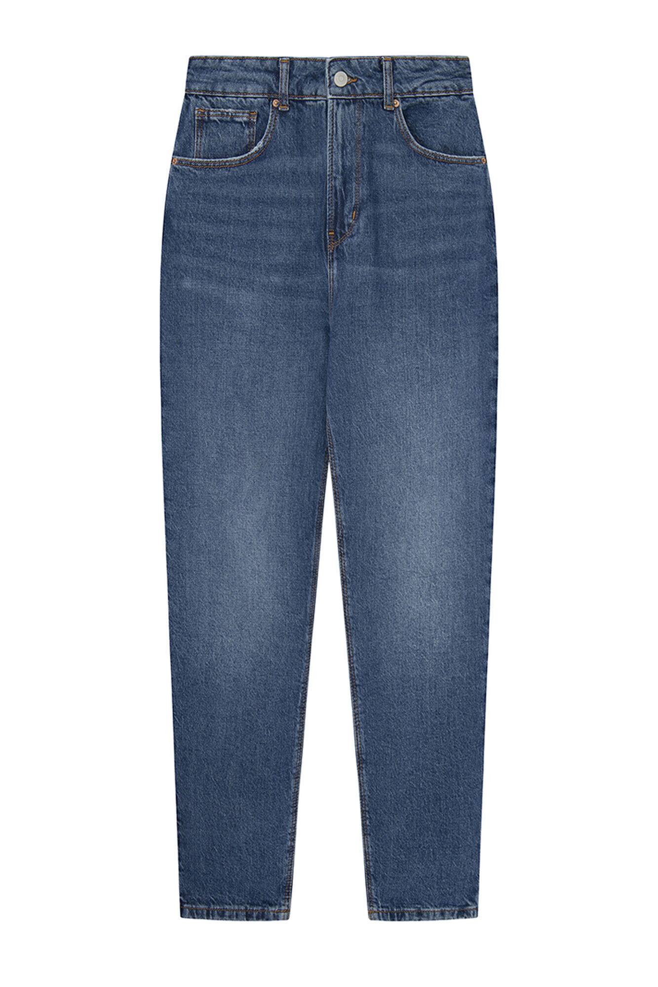 Calça jeans Mom de algodão