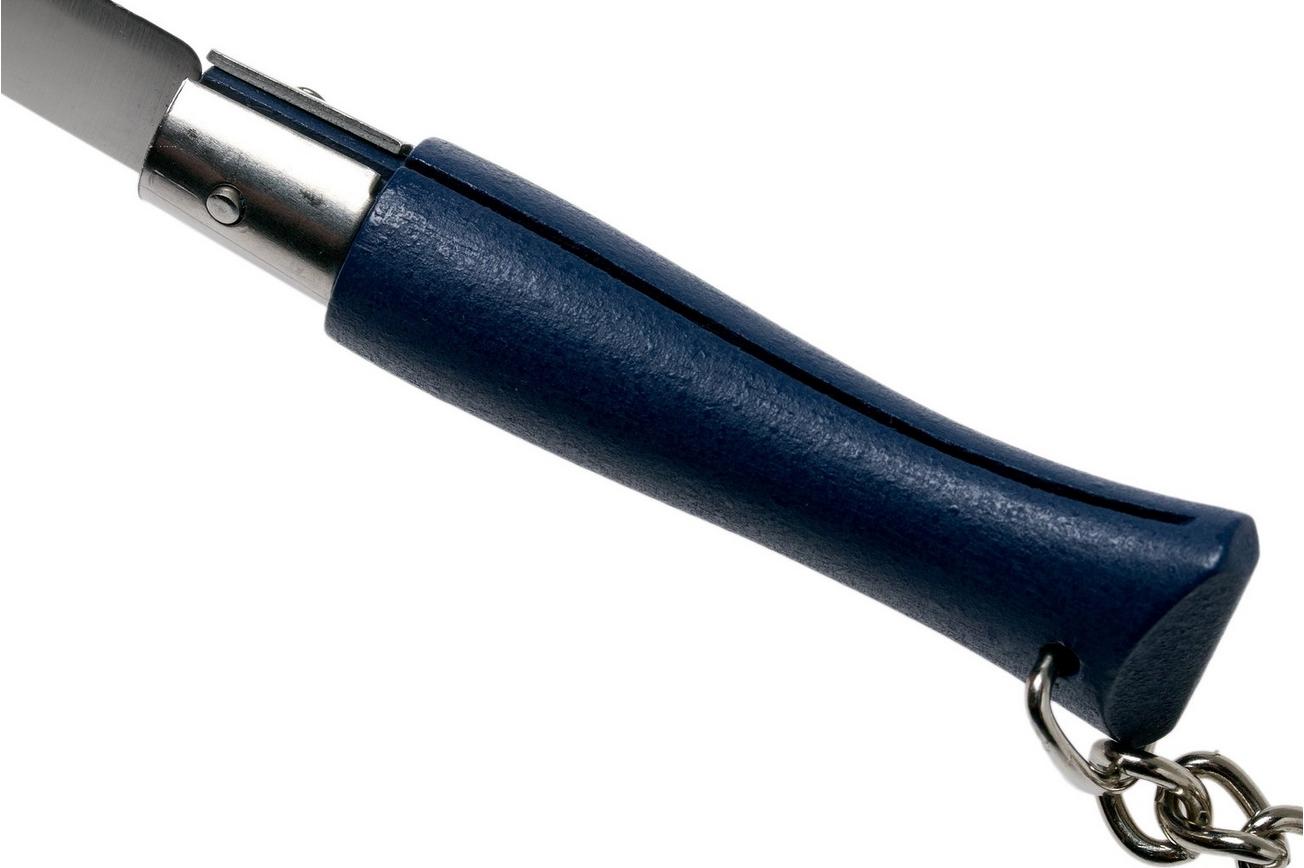 Opinel zakmes No. 04RV Keyring zakmes, Dark Blue