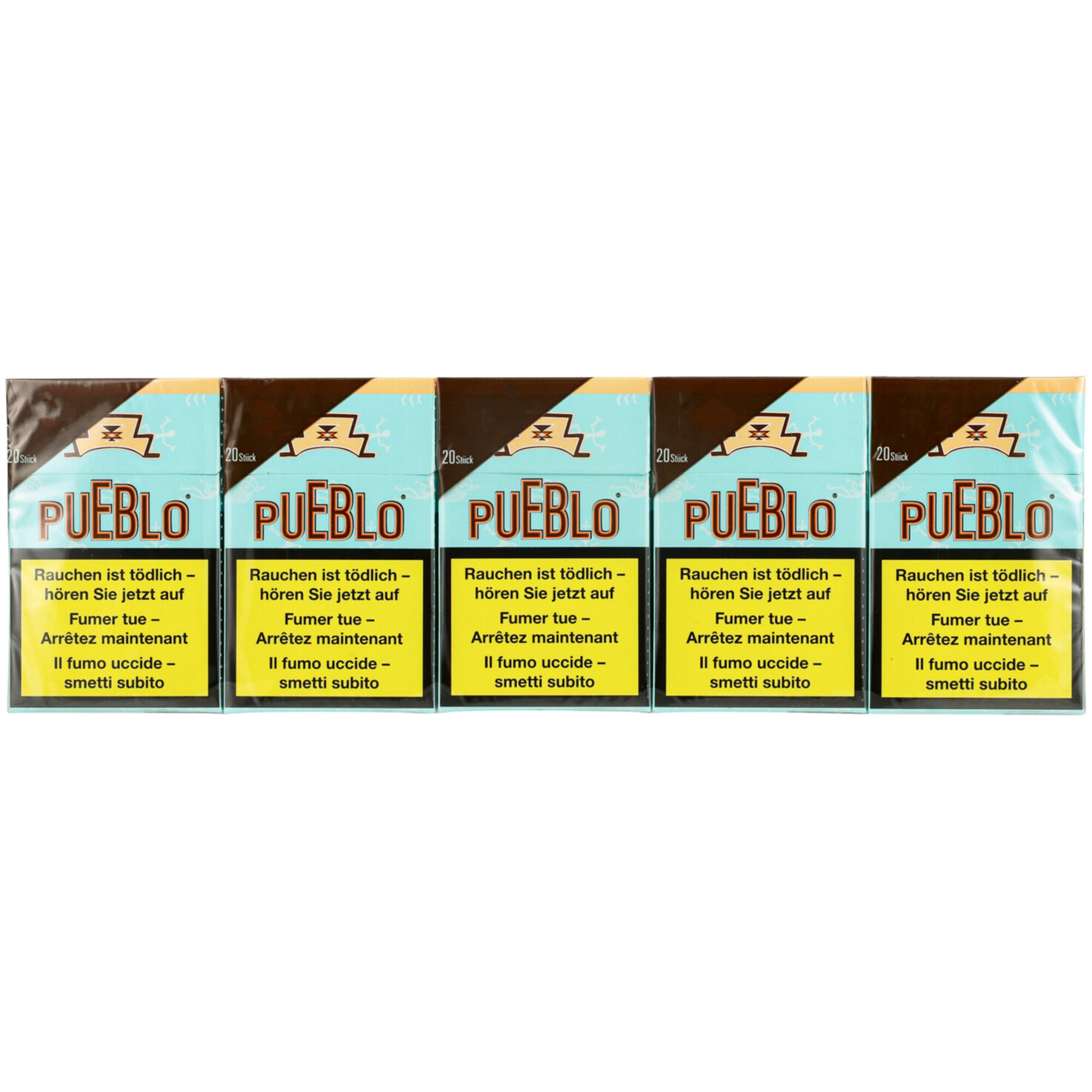 Pueblo Zigaretten Blue Box Stange