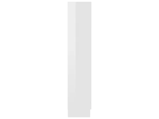 Bibliothèque Blanc brillant 82,5x30,5x150 cm Bois d’ingénierie